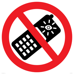 P910 Prohibition: No camera phones